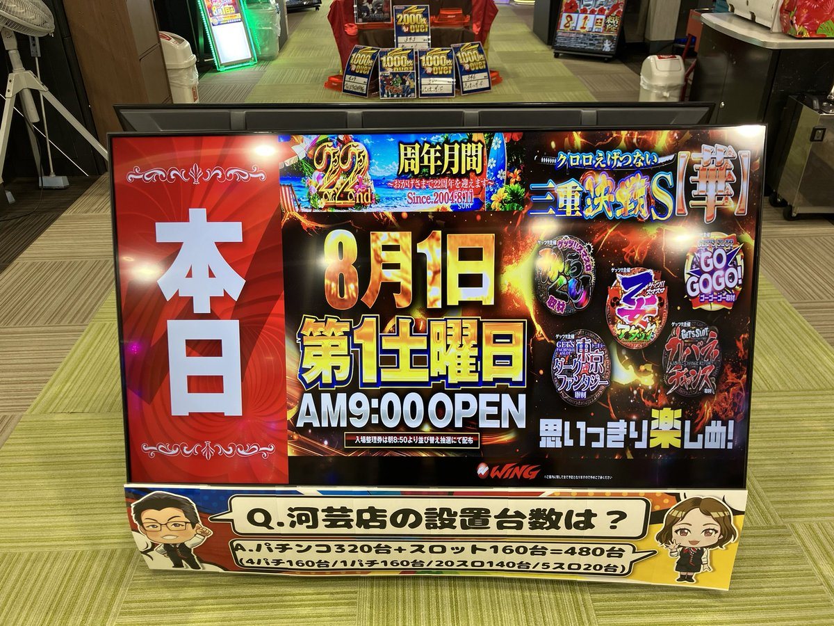 ウイング河芸店の取材写真2